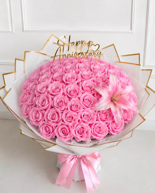 Forever Bouquet- Fresh Roses