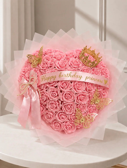 Forever Love Bouquet- Faux Roses